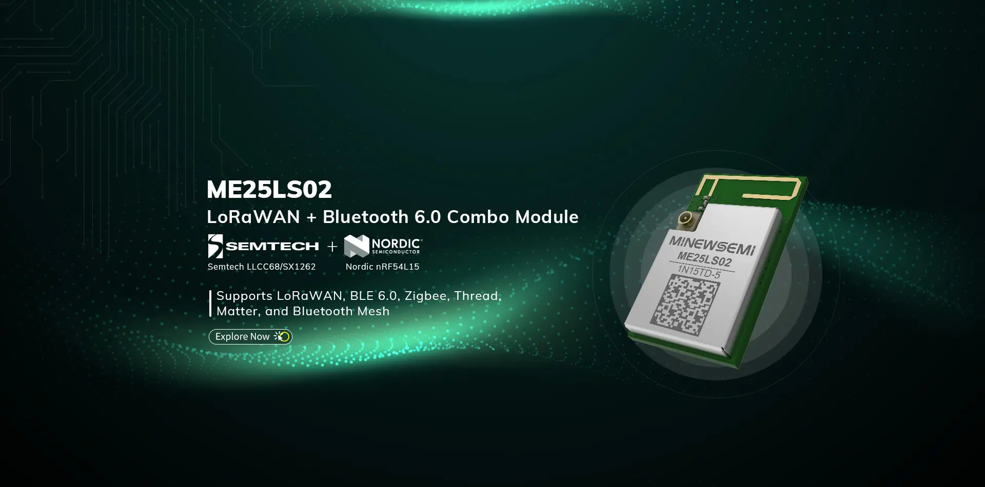 nRF54L15+LLCC68/SX1262